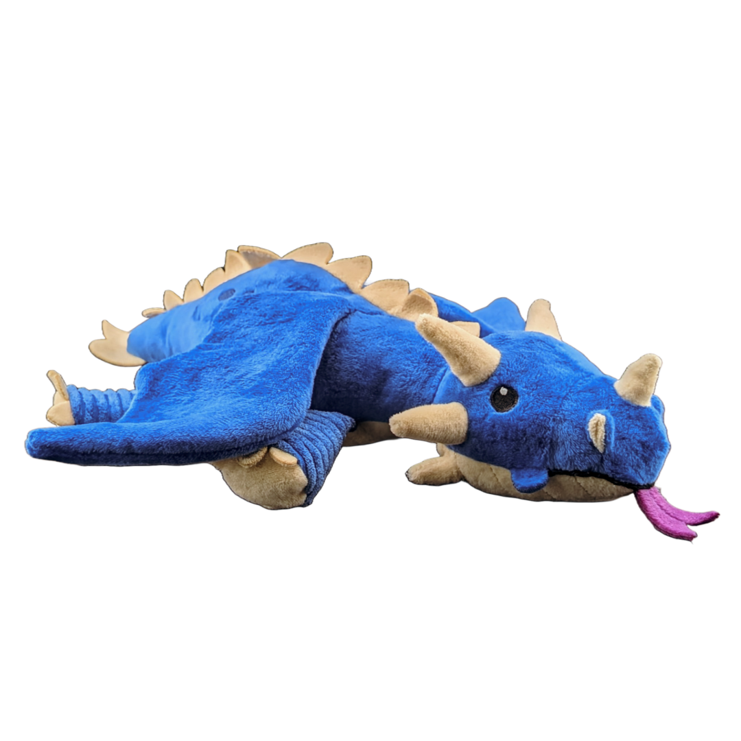 Sparkbolt – Blue Dragon Wyrmling Plush Pet Toy Pawlymorph Pet Toys