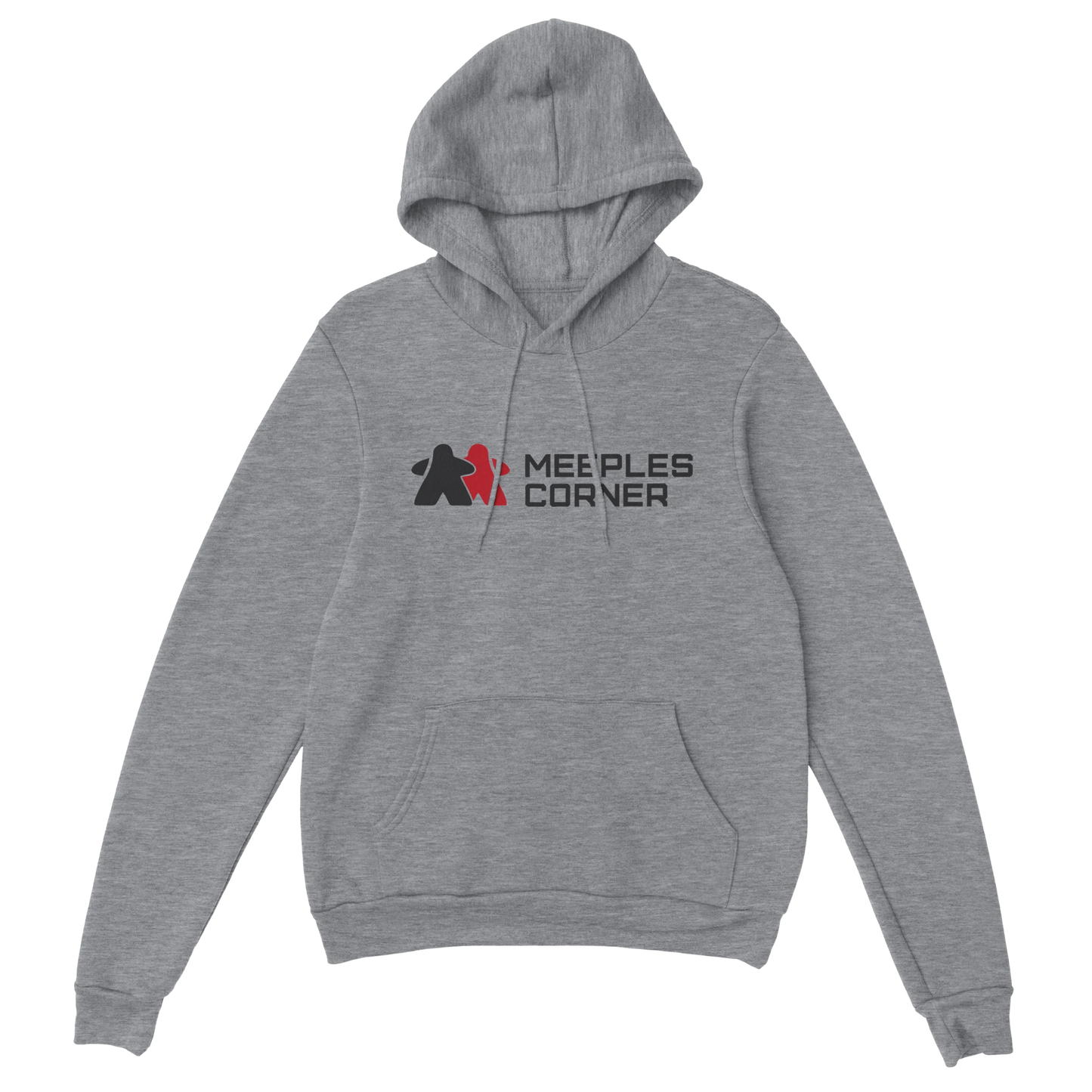 Meeples Corner Logo Hoodie Print Material Meeples Corner