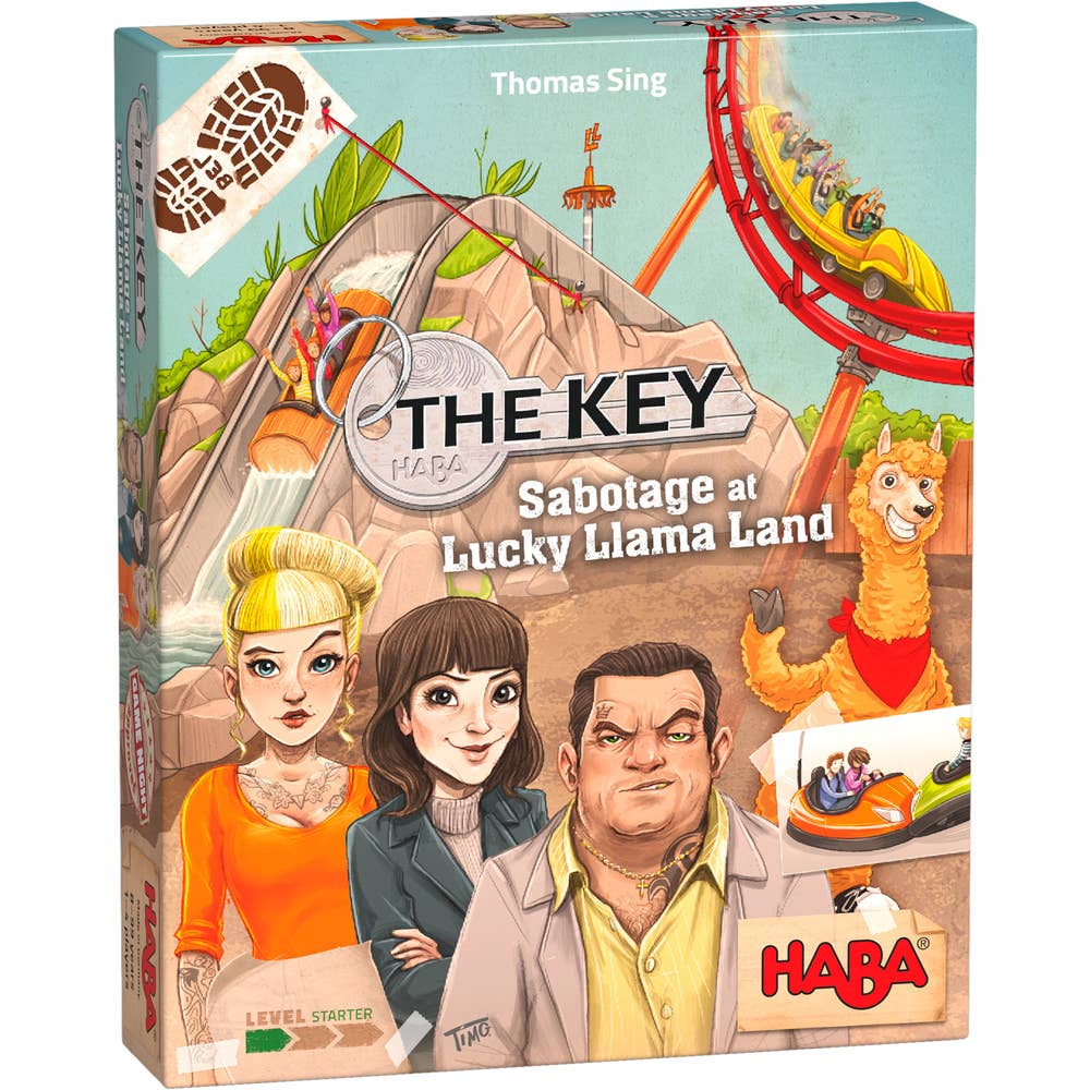 The Key: Sabotage at Lucky Llama Land Kids Board Game HABA