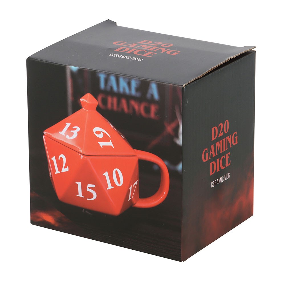 D20 Gaming Dice Shaped Mug Gifts Something Different