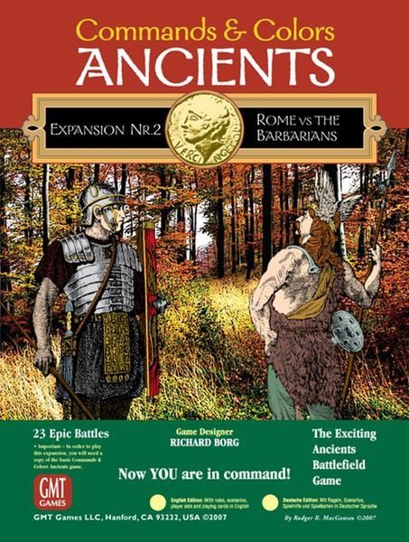Commands & Colors: Ancients Expansion Pack #2 – Rome and the Barbarians GMT Games