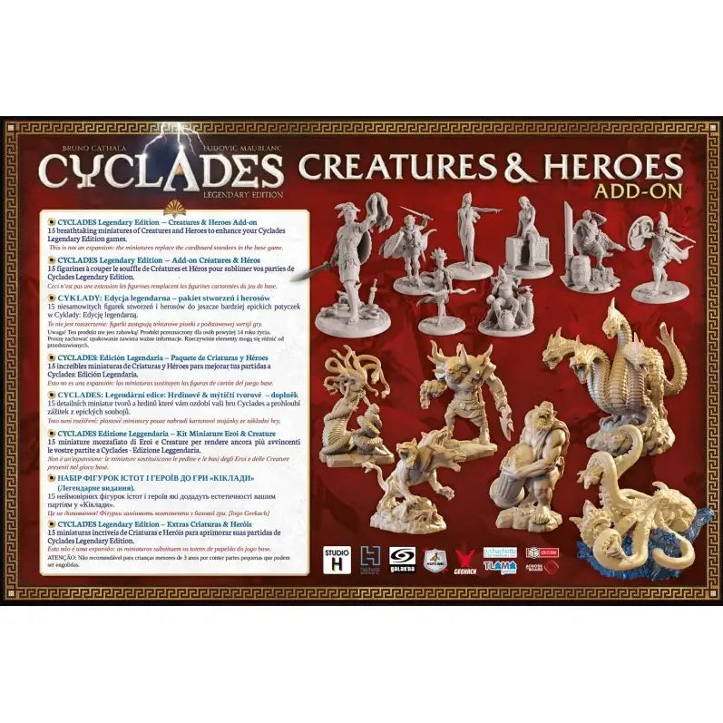 Cyclades: Creatures and Heroes Add-on Board Game Studio H