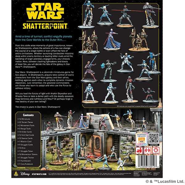 Star Wars: Shatterpoint Core Set Miniatures Atomic Mass Games