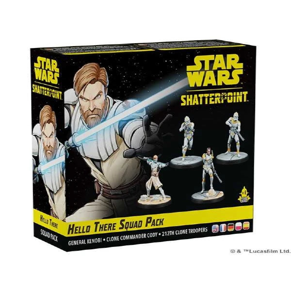 Hello There (General Kenobi Squad Pack): Star Wars Shatterpoint Miniatures Atomic Mass Games