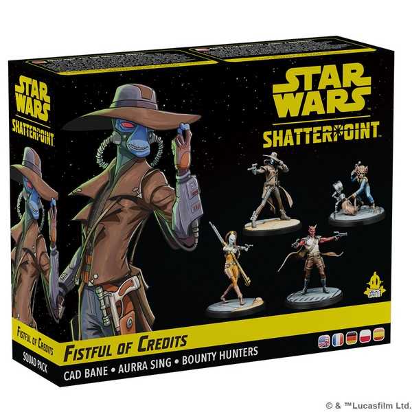 Fistful of Credits (Cad Bane Squad Pack): Star Wars Shatterpoint Miniatures Atomic Mass Games