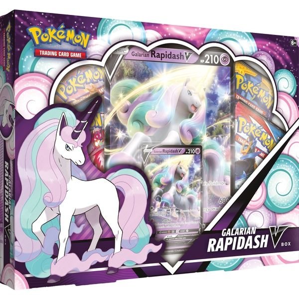 Pokémon Trading Card Game: Galarian Rapidash V Box Nintendo