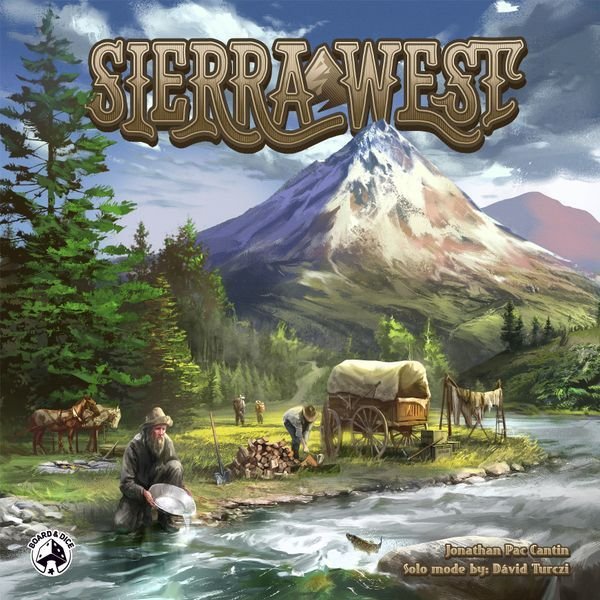 Sierra West Board Game Board&DIce