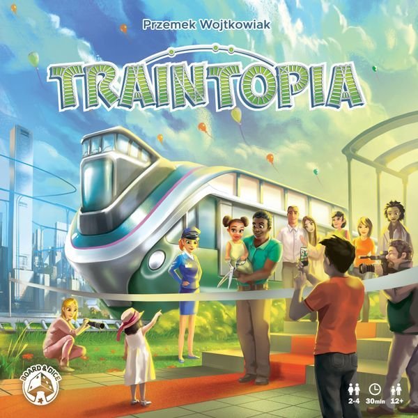 Traintopia Board Game Board&DIce