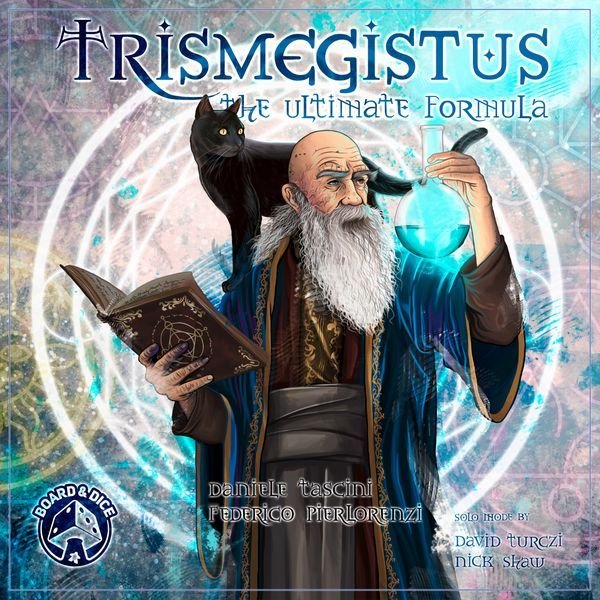 Trismegistus: The Ultimate Formula Board Game Board&DIce