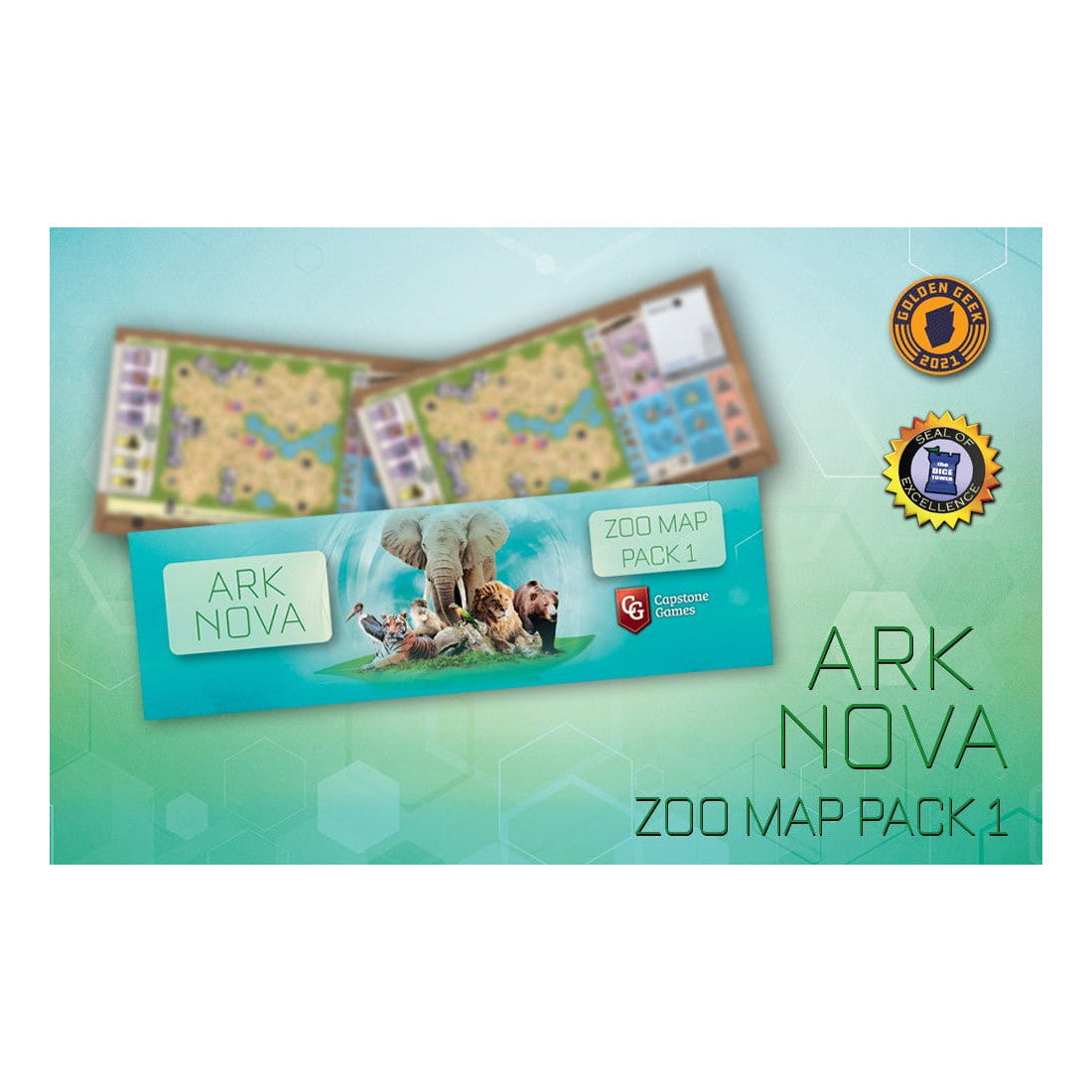 Ark Nova: Zoo Map Pack 1 Board Game Feuerland Spiele