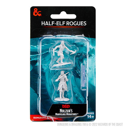 D&D Nolzurs Marvelous Miniatures: Half-Elf Rogue Female - Wave 17 Miniatures WizKids