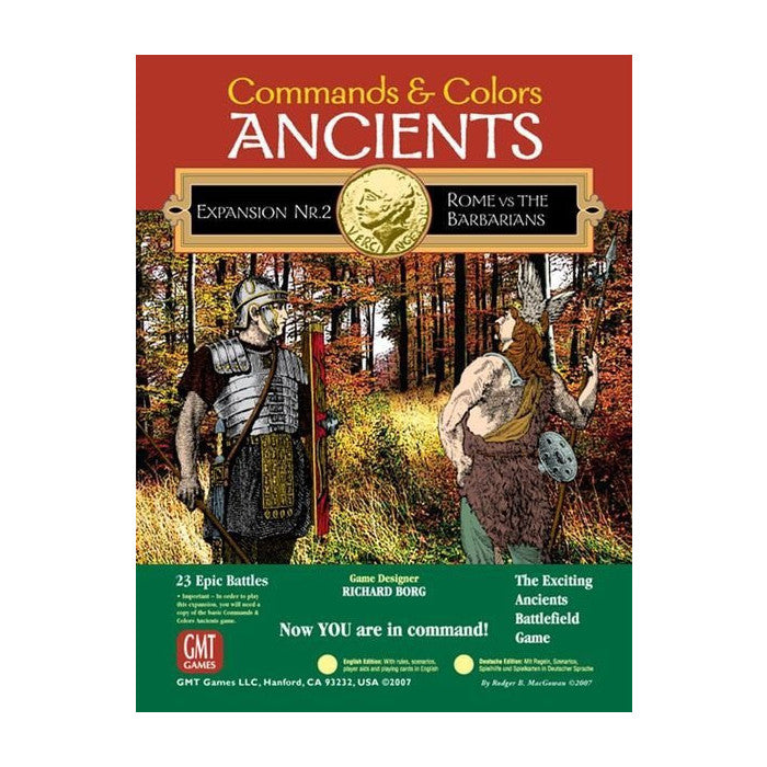 Commands & Colors: Ancients Expansion Pack #2 – Rome and the Barbarians GMT Games
