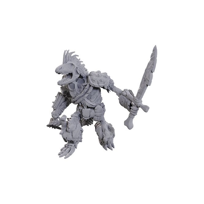 D&D Nolzurs Marvelous Miniatures - Lizardfolk Skeleton - Wave 23 Miniatures WizKids