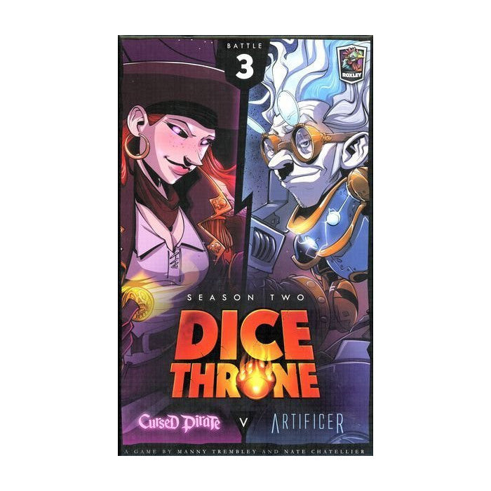 Dice Throne: Season Two - Cursed Pirate v. Artificier Board Game Roxley Games