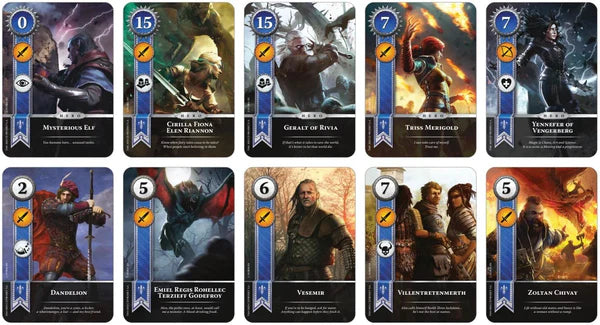 Gwent: 10 Legendary Ballad Northern Realms Booster Pack Card Game No Loading Games