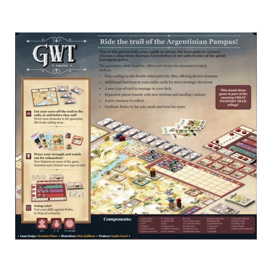 Great Western Trail: Argentina Board Game eggertspiele