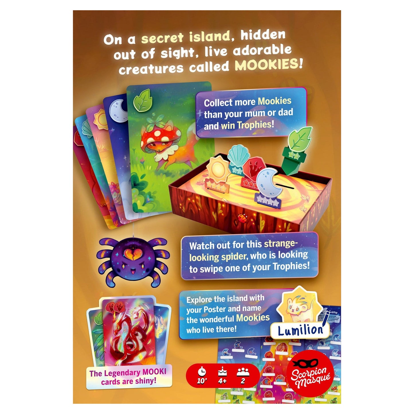 Mookie Island Kids Board Game Le Scorpion Masque