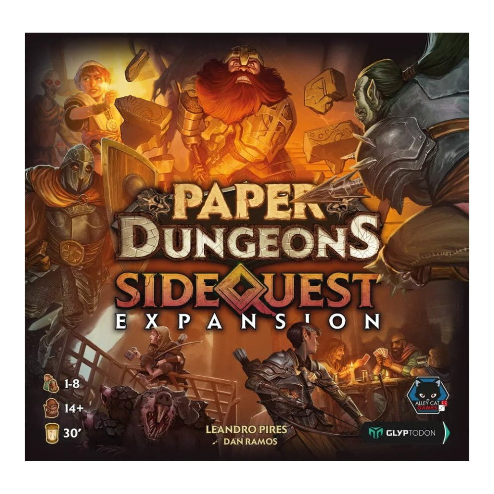 Paper Dungeons: Side Quest Expansion Board Game MeepleBR