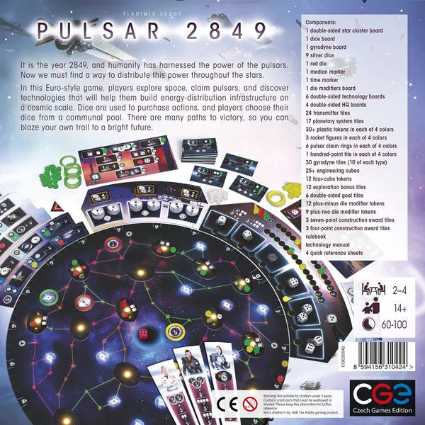 Pulsar 2849 Board Game Czech Games Edition