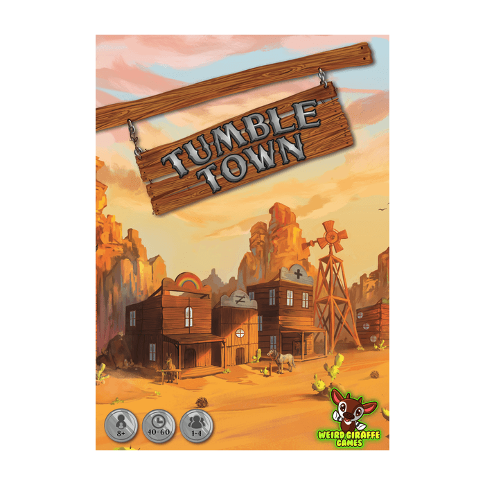Tumble Town Board Game Weird Giraffe Games