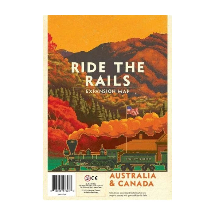 Ride the Rails: Australia & Canada Expansion Board Game Capstone Games