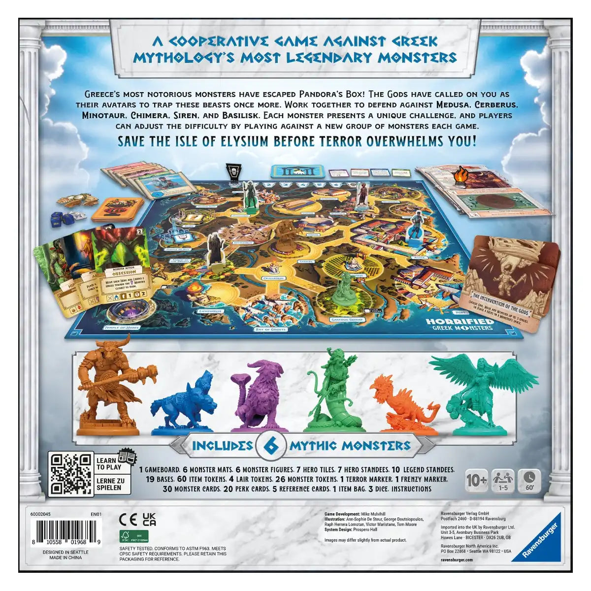 Horrified: Greek Monsters Board Game Ravensburger Spieleverlag