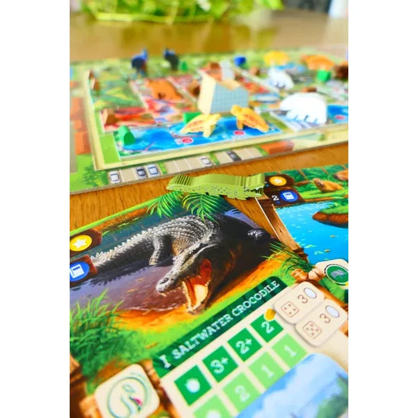 Zoo Tycoon: The Board Game - New Shores Deluxe Board Game Treecer