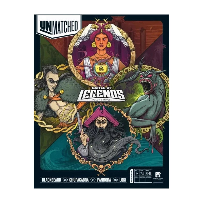 Unmatched: Battle of Legends Vol 3 Board Game Iello