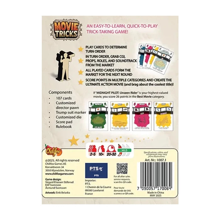 Movie Tricks Card Game Chilifox Games