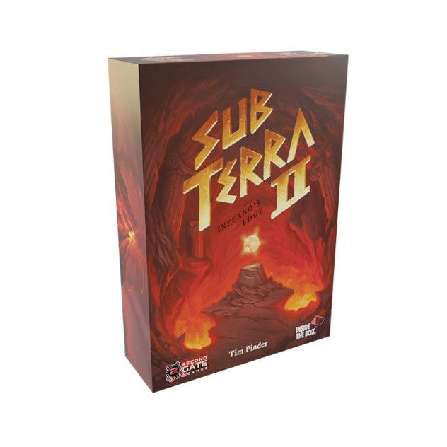 Sub Terra II: Inferno's Edge Board Game Inside the Box