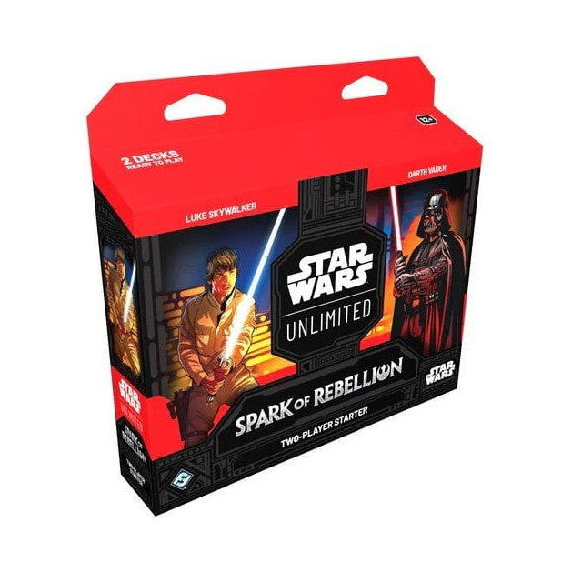 Star Wars: Unlimited – Spark of Rebellion Two-Player Starter (Luke vs Vader) Card Game Fantasy Flight Games