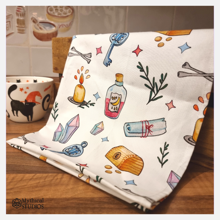 Home Brewer Tea Towel Gifts Mythical Studios