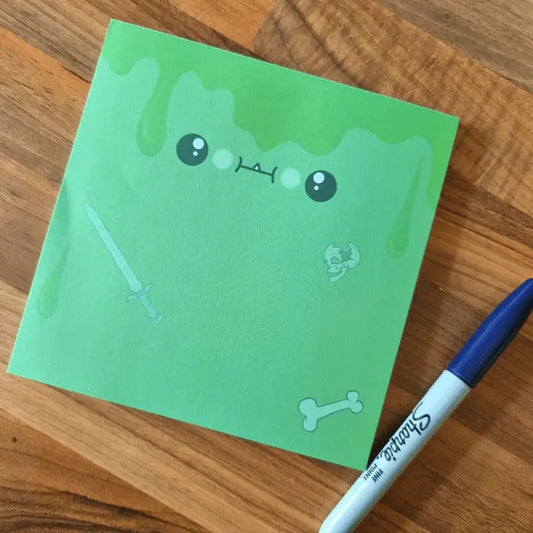 Gelatinous Notepad! 50 Page Notepad! Gifts Mythical Studios