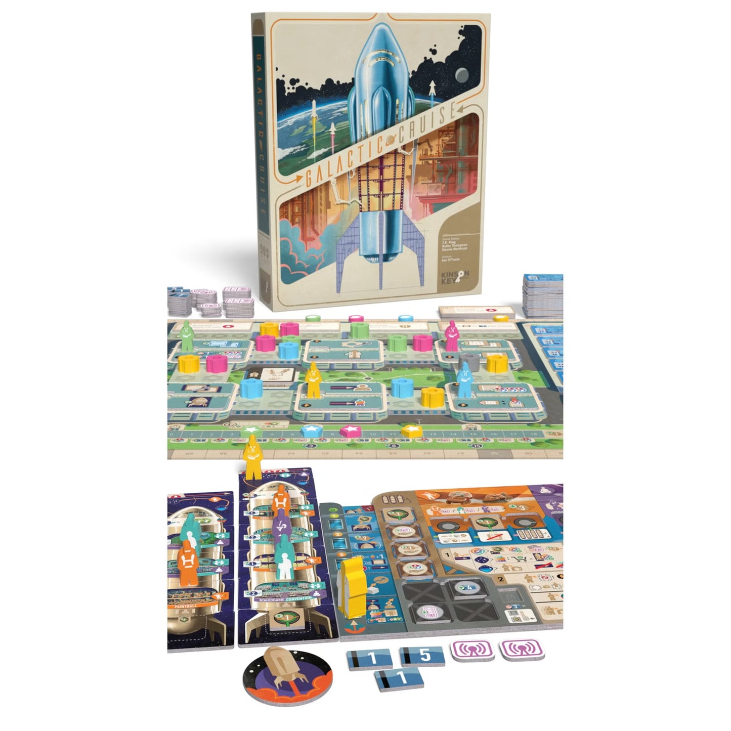 Galactic Cruise Board Game Kinson Key Games