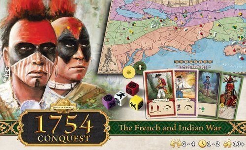 1754 Conquest - The French and Indian war Board Game Rio Grande Games