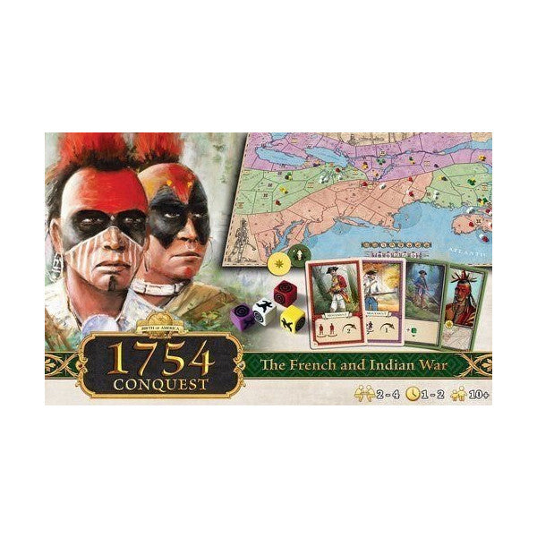 1754 Conquest - The French and Indian war Board Game Rio Grande Games