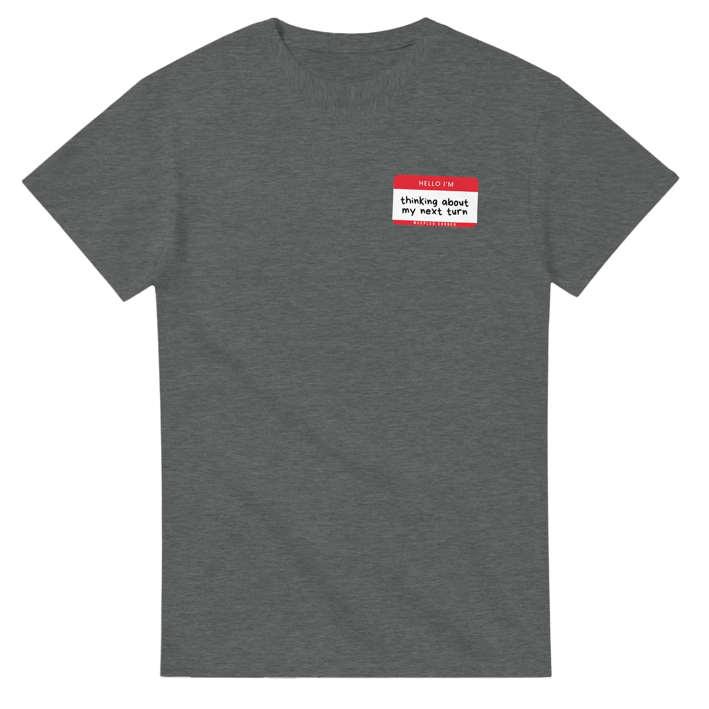 'Take Your Time' Unisex Crewneck T-shirt Print Material Meeples Corner