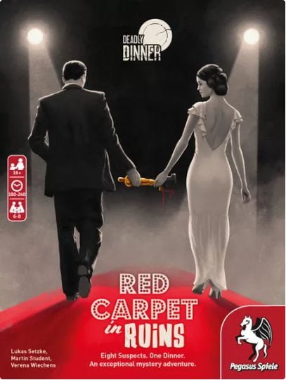 Deadly Dinner: Red Carpet in Ruins Board Game Pegasus Spiele