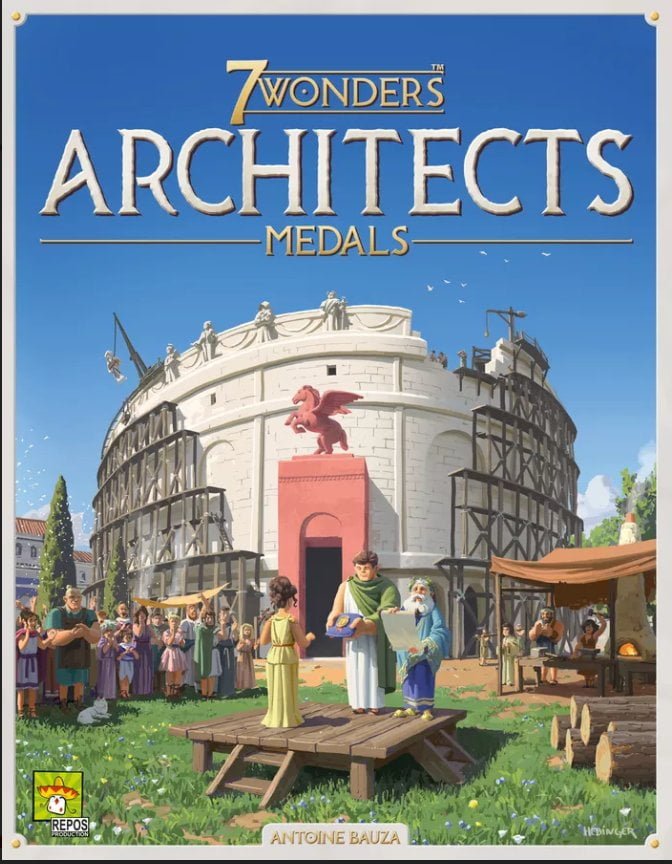 7 Wonders: Architects Medals Board Game Repos Production