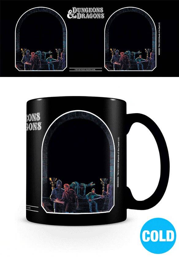 Dungeons & Dragons Thieves In The Temple Heat Changing Mug Gifts Pyramid International