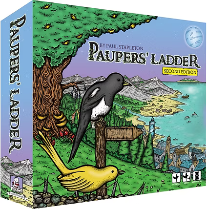 Paupers' Ladder Board Game Bedsit Games