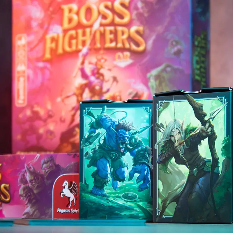 Boss Fighters QR Card Game Pegasus Spiele