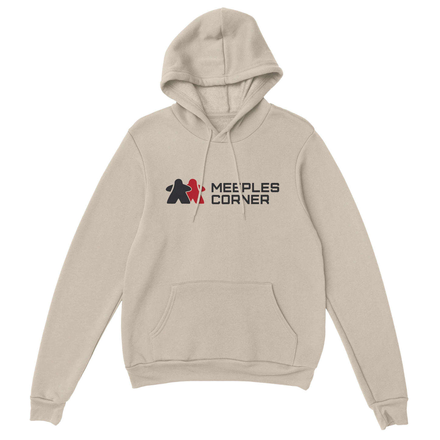 Meeples Corner Logo Hoodie Print Material Meeples Corner
