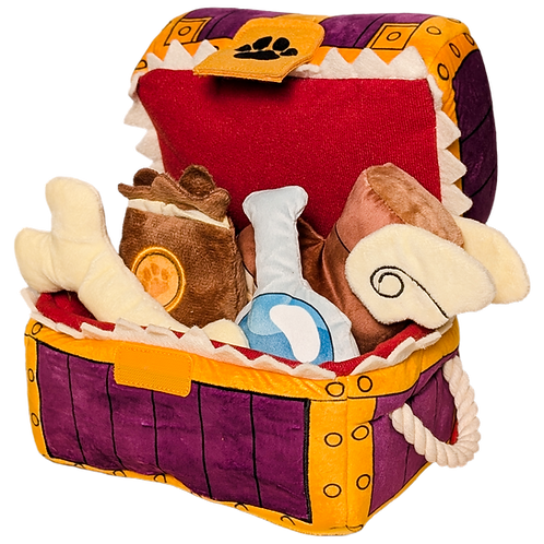Mimic Chest - Interactive Plush Toy Pawlymorph Pet Toys