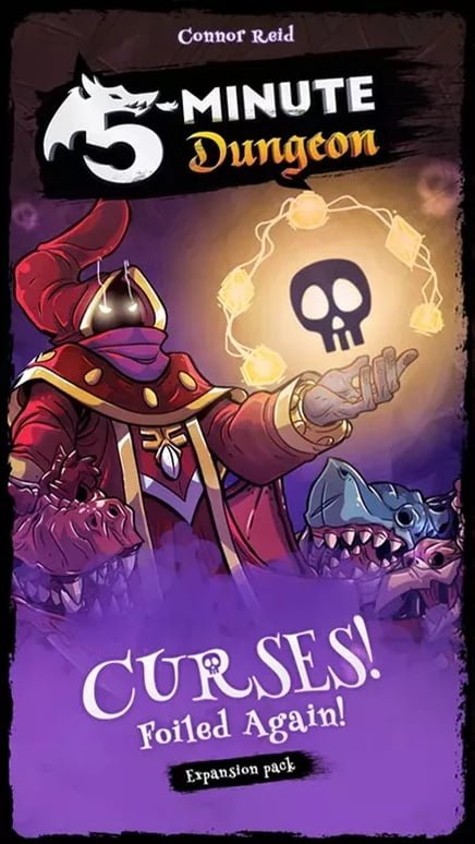 5 Minute Dungeon: Curses! Foiled Again! Board Game Spin Master