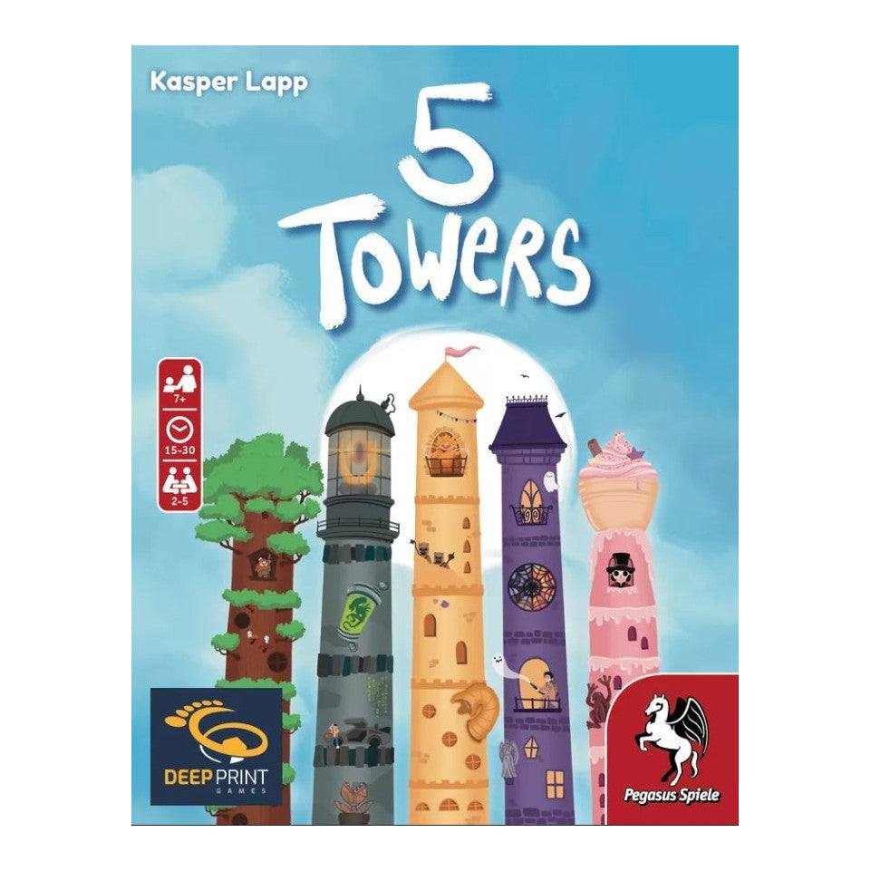 5 Towers Card Game Deep Print Games