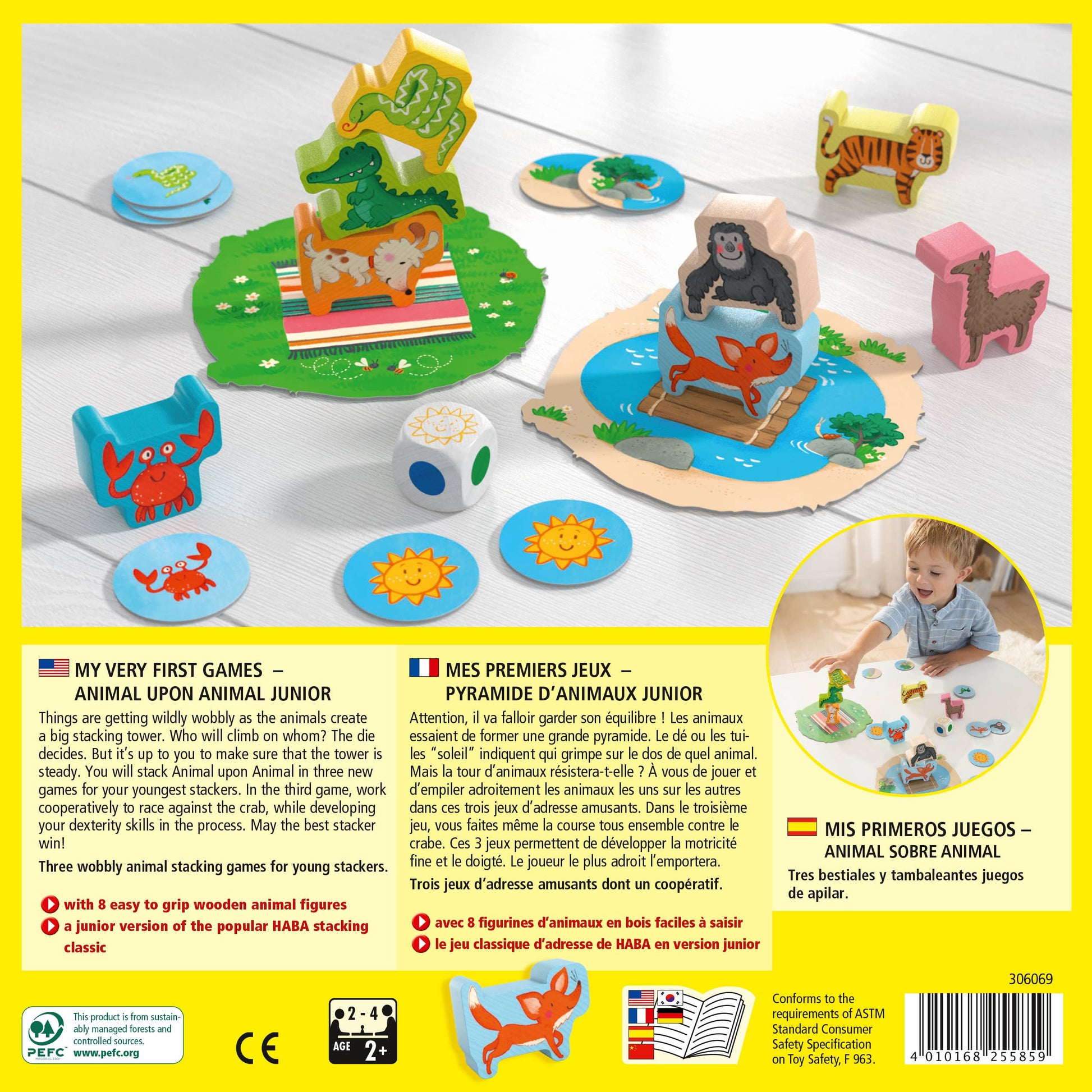 HABA My Very First Games - Animal Upon Animal Junior HABA UK