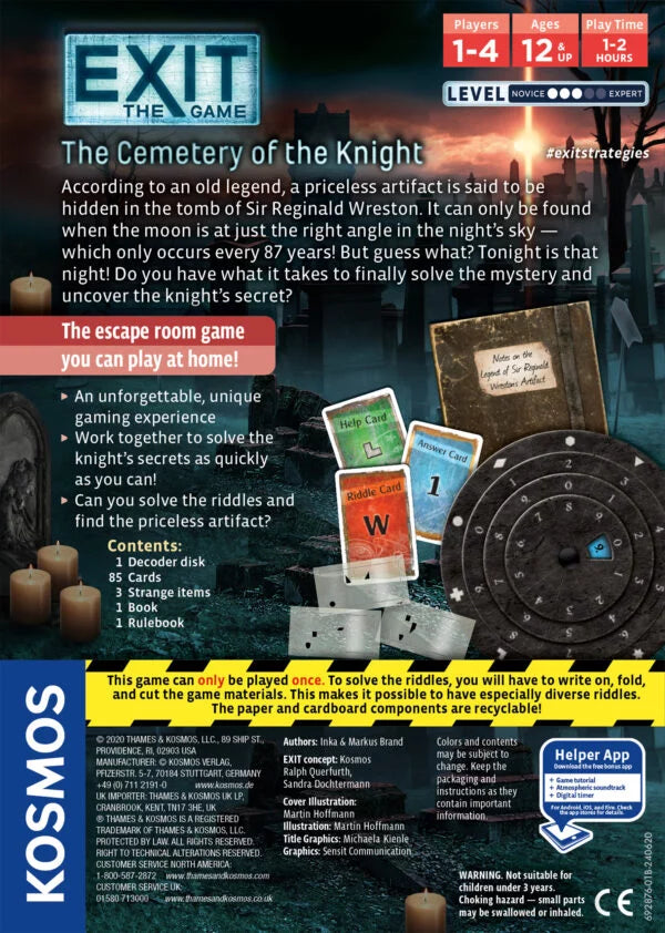 Exit: The Game - The Cemetery of the Knight Escape Room Kosmos