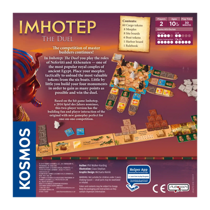 Imhotep: The Duel Board Game Kosmos