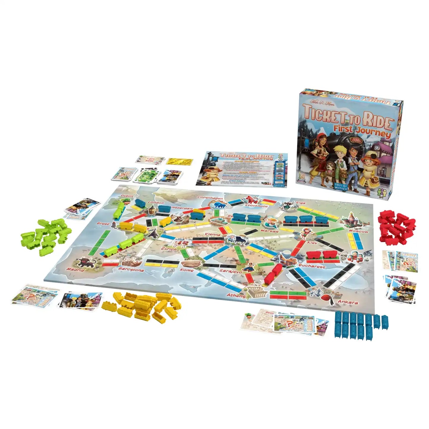 Ticket To Ride: First Journey (Europe) Board Game Days of Wonders